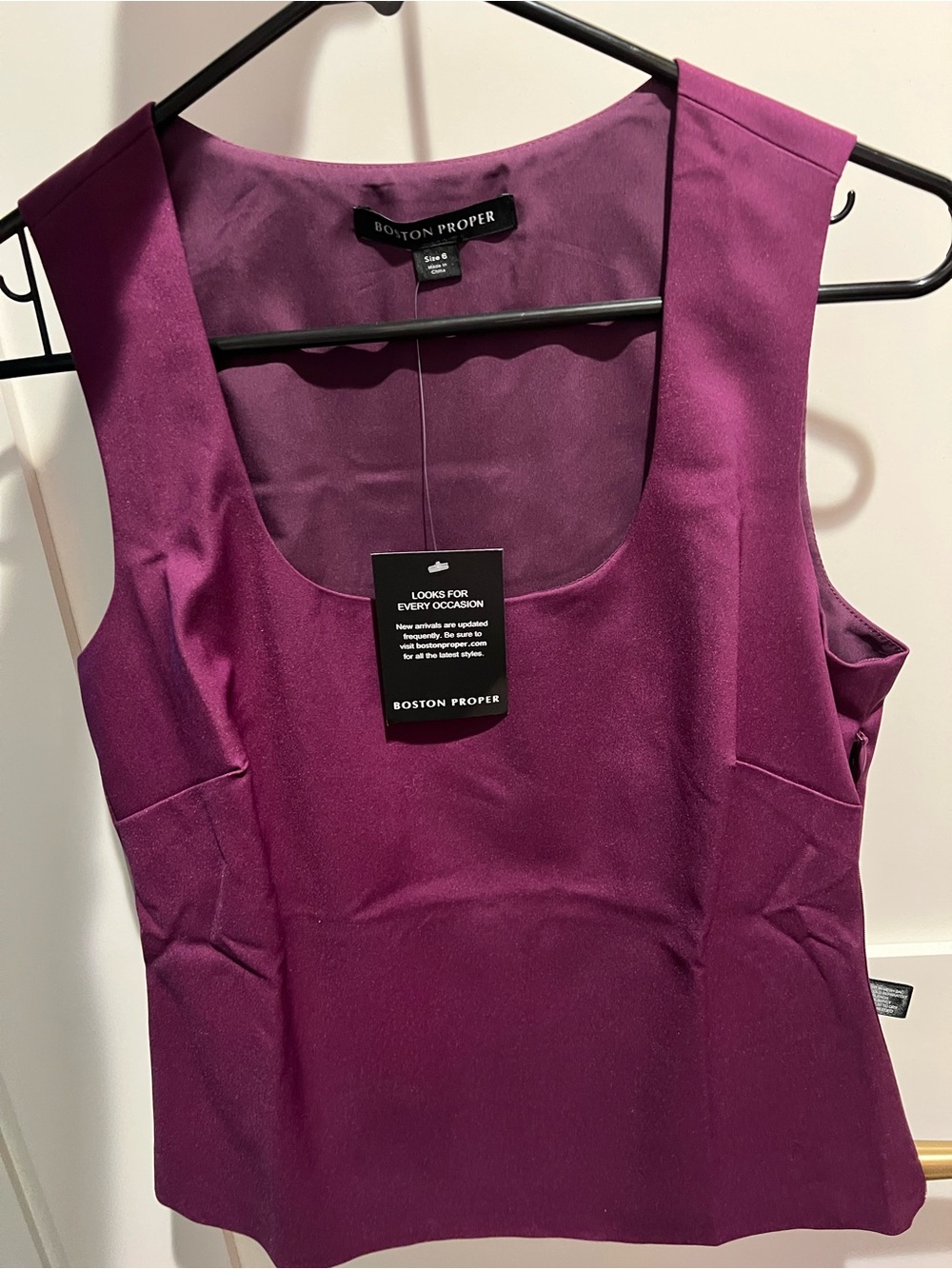 Plum Shell Tank